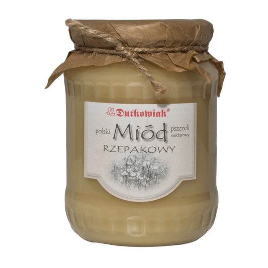 Miód rzepakowy 900g - zestaw 6szt