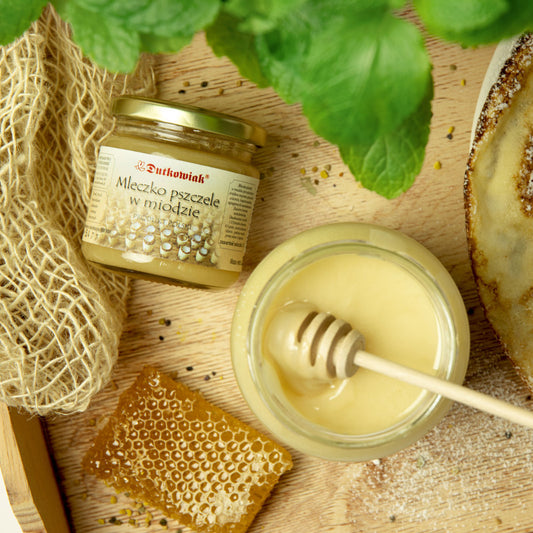 Mleczko pszczele w miodzie 250g (3% mleczka)